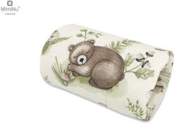 MimiNu - Perna pentru alaptat tip manson, Din bumbac certificat Oeko Tex Standard 100, 25 cm, Calm Forest Natural (6426972011914)