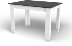 Bravolo NP Asztal 120x80 Fekete + Fehér