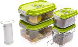  STATUS 5 darab vákuumfóliázó doboz készlete, Green