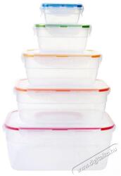 LocknLock 5 darabos készlet, téglalap