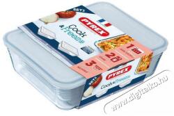 Pyrex 912S951/7646 Ételtároló doboz szett, 1, 5 + 2, 6 l, 2 db - digitalko
