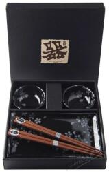 Made in Japan Sushi set Black Sakura 6 db