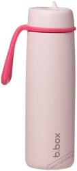 b.box B. Box Termosz + szívószál - 690 ml, pink paradise