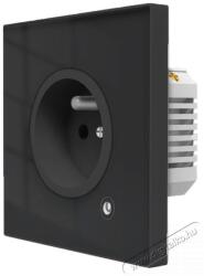 Moes Smart Wall Socket, Zigbee, FR, 16A, Black