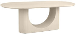 MaMaison Icaro Mangófa Étkezőasztal Bézs Íves Dizájn