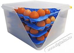  Araven GN 2/3 Tojástartó doboz + 4 kék tálca