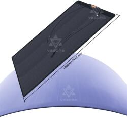  Napelem, félig rugalmas kialakítás, nagy hatékonyság, 150 W napelemek, 150 W