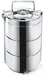  ORION háromrészes ételhordó, termo, rozsdamentes acél, 14 cm