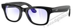  META RAY-BAN Meta Wayfarer (Standard) Smart Glasses - Shiny Black, Clear