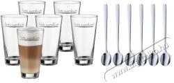 WMF 99626999999 Latte Macchiato készlet, poharak + kanalak 6db