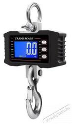 VERK GROUP 17145 Elektronikus függő mérleg, LCD, 500 kg, fekete