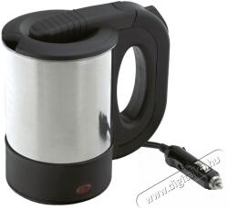 COMPASS 12V, rozsdamentes acél, 500ml, 150W vízforraló