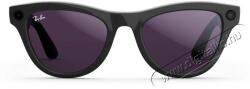 META Ray-Ban Meta Skyler Shiny Black Clear to Amethyst Transitions