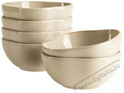 Mäser 16 cm, 6 darab, bézs, CORDELIA