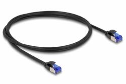 Delock Patch Cord Delock 80227, S/FTP, Cat. 6A, 1m, Black (80227)
