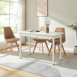 PremiumXL en. casa Étkezőasztal Den Haag 120x60 cm fehér