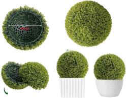 Mesterséges növényi topiary labda, tartós anyag, egyszerű telepítés, 2 db 55 cm