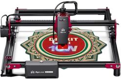  Lézergravírozó, mobilalkalmazás-vezérlés, nagy pontosságú gravírozás, 10 W