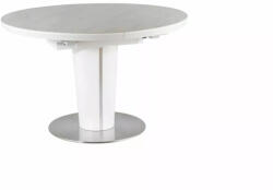 SIGNAL MEBLE Orbit Ceramic Bővíthető Márvány Étkezőasztal Fehér 120/160