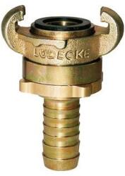Lüdecke Cupla de siguranta pentru furtun, cu gheare MODY, DIN 3238, duza 15 mm, 3/4", 19 mm, LUDECKE (4064564006218)