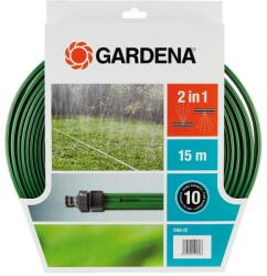 GARDENA Aspersor cu furtun 1998-20, 15.0 m, verde, cu fitinguri de conectare, GARDENA (01998-20)