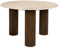 MaMaison Ragno Étkezőasztal Márvány-Mangófa Bézs-Barna