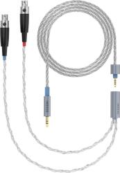 Dekoni Audio Ensemble 3.5mm Unbalanced 52" Braided 4-pin Mini XLR Fejhallgató kábel (<![CDATA[CBZ-MINI-WTW-52-XLR]]>)
