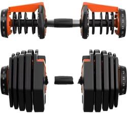  Állítható súlyzó, sokoldalú súlytartomány, helytakarékos kialakítás, 1 db 40 kg