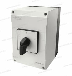 OMU system MX-463P-CO 4 pólusú tokozott ipari kézi átkapcsoló 1-0-2 4x63A IP65 (MX-463P-CO)