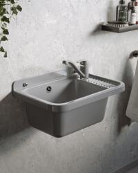 Pyramis Neo kerti mosogató csapteleppel 51x34 cm műanyag 070179501 A (070179501A)