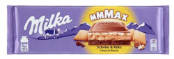 Milka MMMax kakaós alpesi tejcsokoládés-kekszesz táblás csokoládé (300 g)