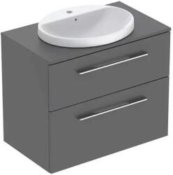 Geberit Set dulap baza suspendat Geberit Selnova Square lava mat 2 sertare si lavoar 80 cm (502.873.00.1)