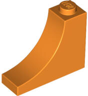 LEGO® Caramida curbata 1 X 3 X 2 - Inv (6167516)