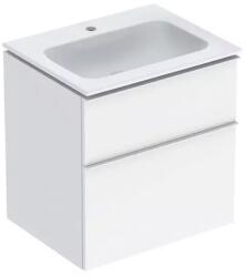 Geberit Set dulap baza suspendat Geberit iCon alb lucios 2 sertare maner alb si lavoar 60 cm (502.335.01.1)