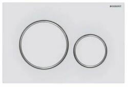 Geberit Clapeta de actionare Geberit Sigma20 alb mat crom lucios EasyToClean (115.882.JT.1) - sanoterm