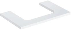 Geberit Blat pentru lavoar Geberit One cu decupaj in mijloc alb lucios 75 cm (505.282.00.1)