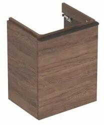 Geberit Dulap baza pentru lavoar suspendat Geberit Smyle Square nuc 1 usa opritor stanga 50 cm (500.364.JR.1)
