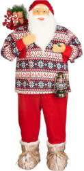 MagicHome karácsonyi dekoráció, Mikulás, pulóverrel, 120 cm (TC8095504)