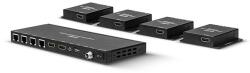 Lindy Splitter Extender 4 Port HDMI 4k30Hz és IR, Loop Out, 70m 38155 (38155)