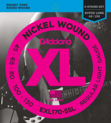 D'Addario EXL170-5SL Set de 5 corzi pentru bas (EXL170-5SL)