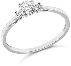 ÉkszerM Fehérarany Gyűrű (méret: 59) AU 95120