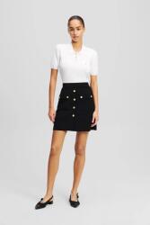 Karl Lagerfeld szoknya fekete, mini, egyenes, A2W12024 - fekete M