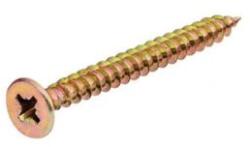  Csavarda süllyesztettfejű faforgácslap csavar, sárgahorganyzott 5x60 (10001050006000005000)