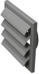  Vents MV 120 VJ műanyag szellőzőrács szürke szögletes (3982)