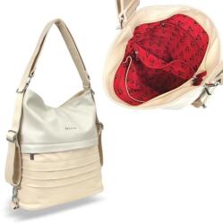 ZELLIA Női Válltáska/Hátizsáká Alakítható Hz-111 Beige-Arany - Y678 - (ZLK-hz111-78845787)