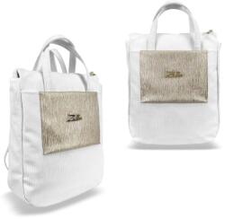 ZELLIA Női Hátizsák Zlb245 Fehér-Arany - Groove - (ZLK-zlb245-83426766)