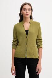 United Colors of Benetton gyapjú kardigán - zöld M - answear - 32 990 Ft