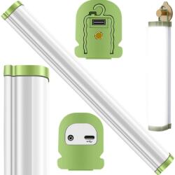  Akkus LED munkalámpa akasztóval, hideg fehér, 50.5 cm (v12370)