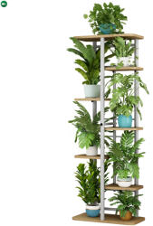  Virágállvány, fehér/sonoma tölgy, LEDOR TYP 3