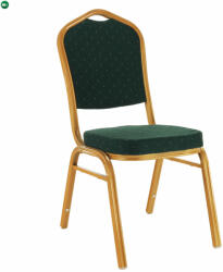  Rákásolható szék, zöld/arany festés, ZINA 3 NEW